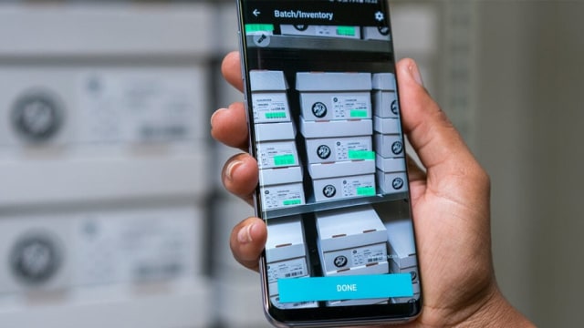 highlight barcodes on smartphone