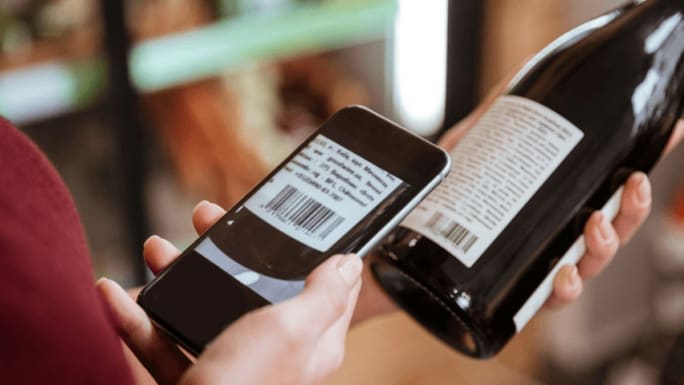 taking picture of barcode