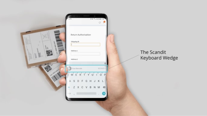 scandit keyboard wedge on android phone