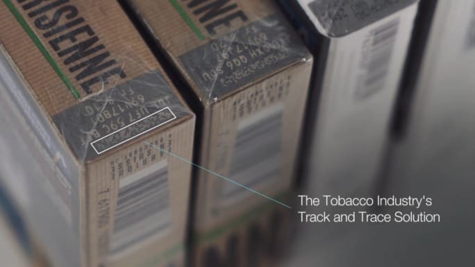 scanning dotcode from tabacco