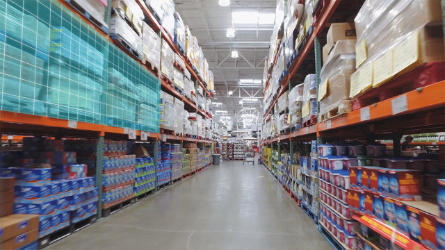 shelf view warehouse picking