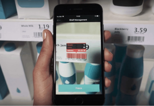 scanning barcode