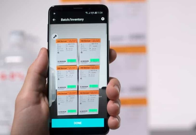 inventory count using smartphone