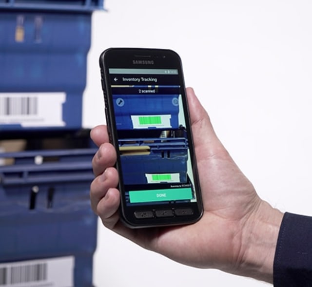 tracking parts with smartphone