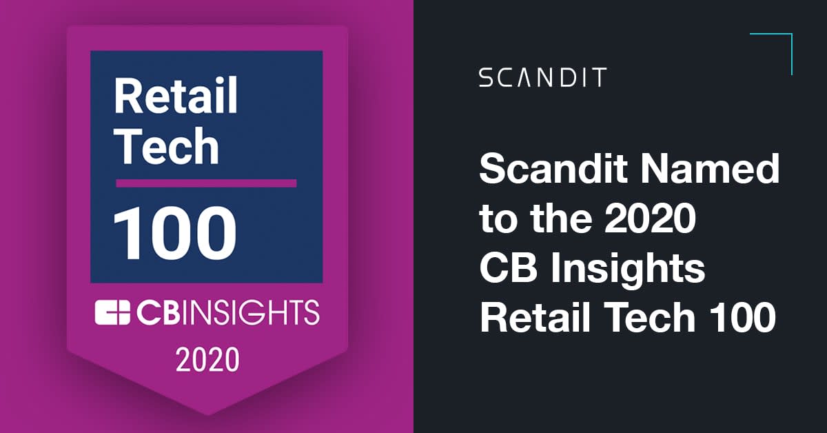 Scandit Named to the 2020 CB Insights Retail Tech 100 - Scandit