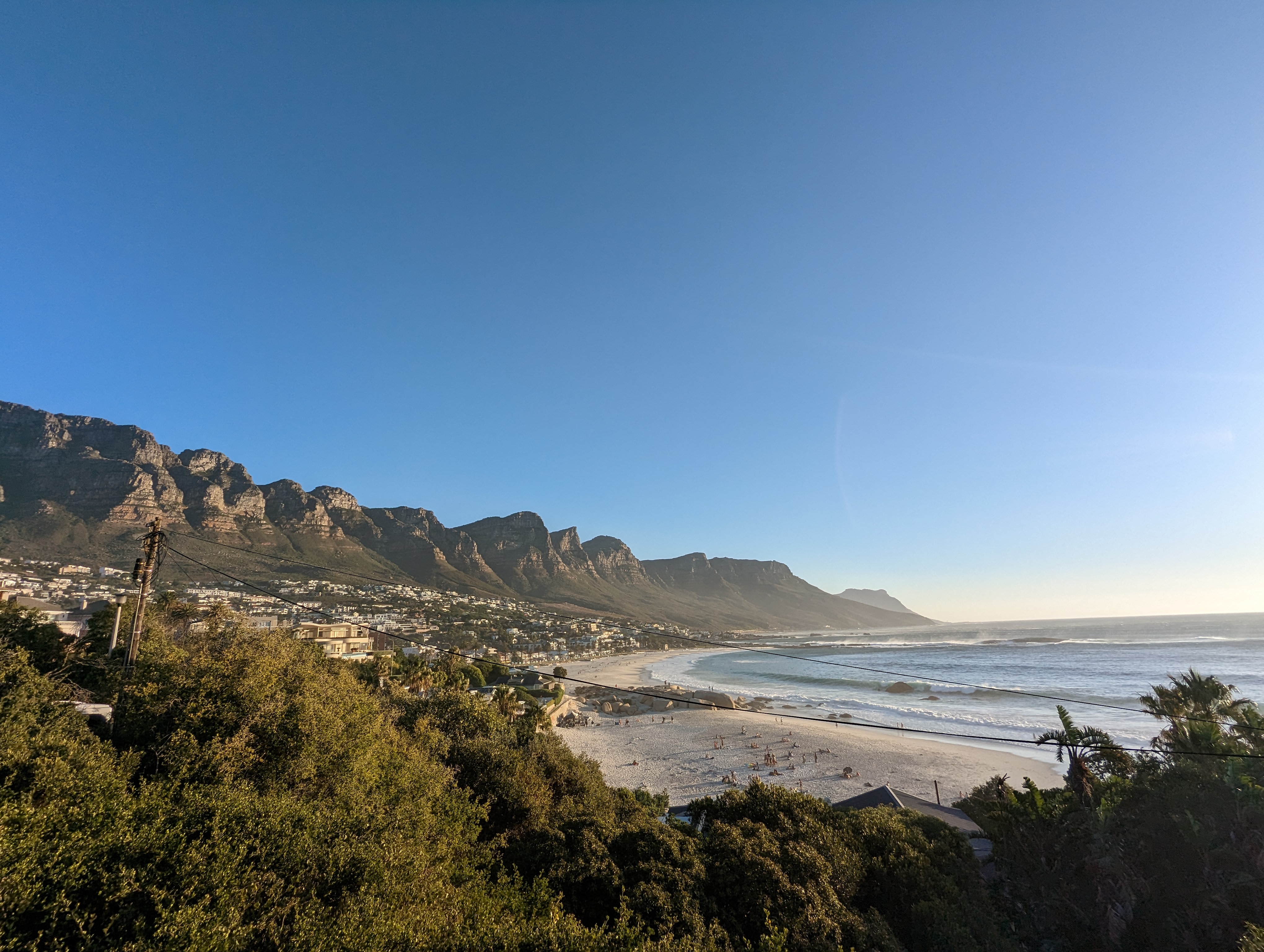 ocean and a mountain