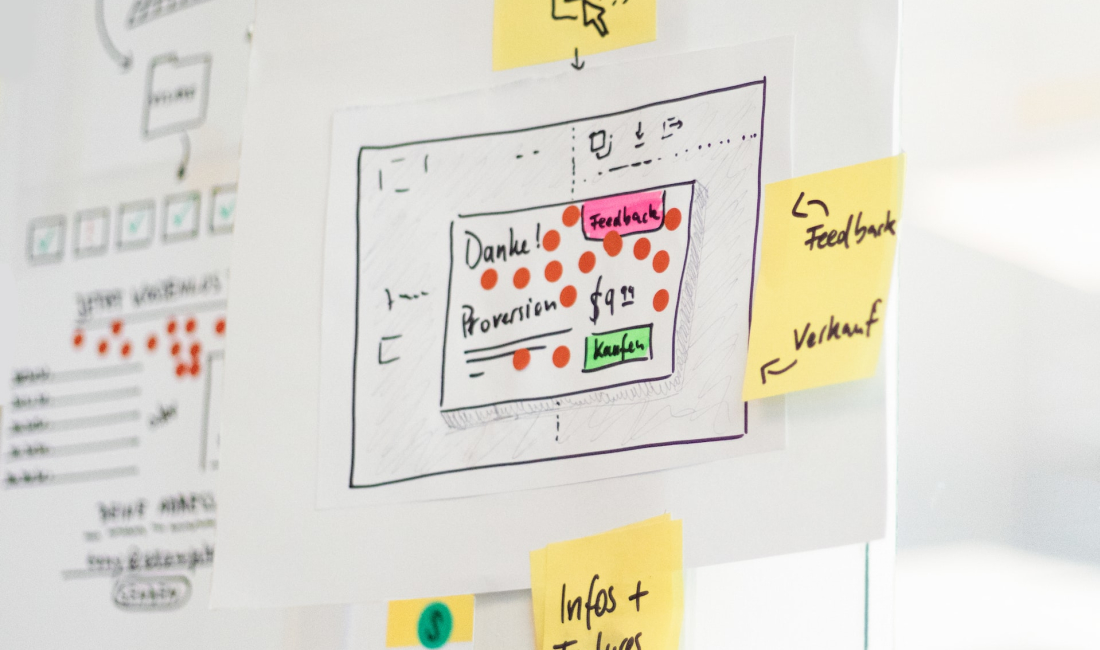 Website wireframe