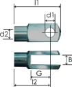 Part # 425 clevis ends