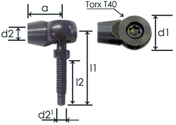 Part # 435T angle joint ends