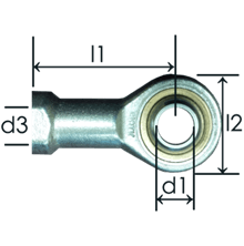 Part # 367 rod end bearings