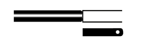 Option cylinder end with extended clevis