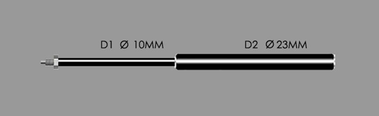 elastic locking gas spring 10 23