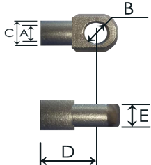 Part # 415.18 Eye ends E8.3