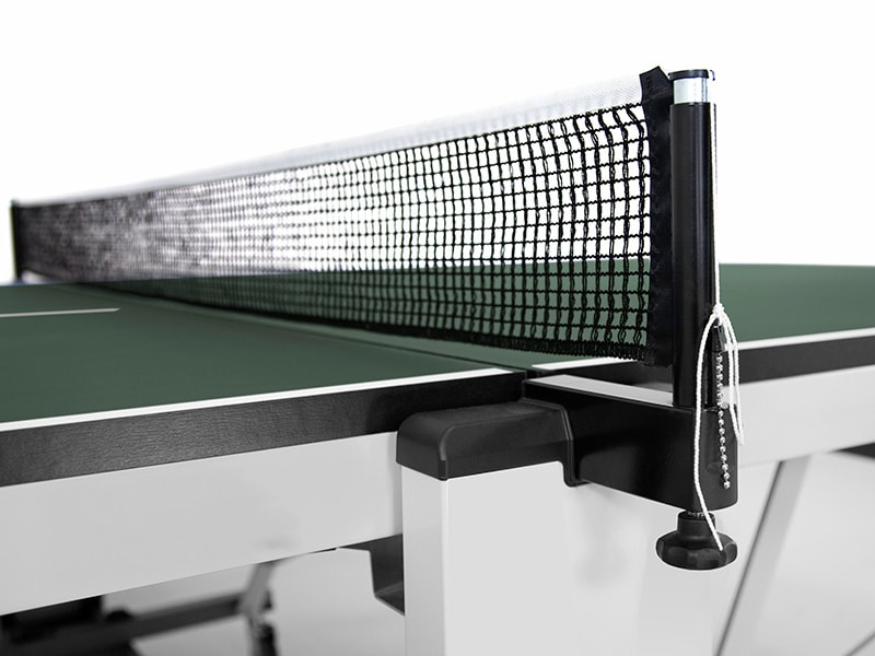 Fixed adjustable net attached to the Whistler table