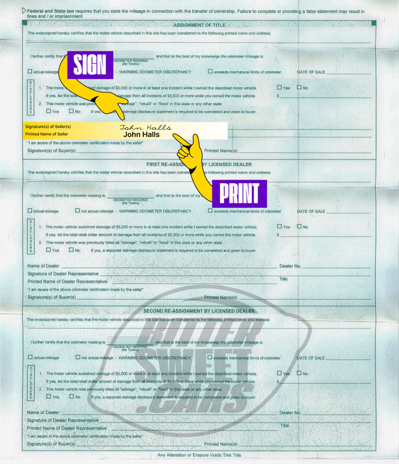 How to Sign Over a Car Title in Iowa