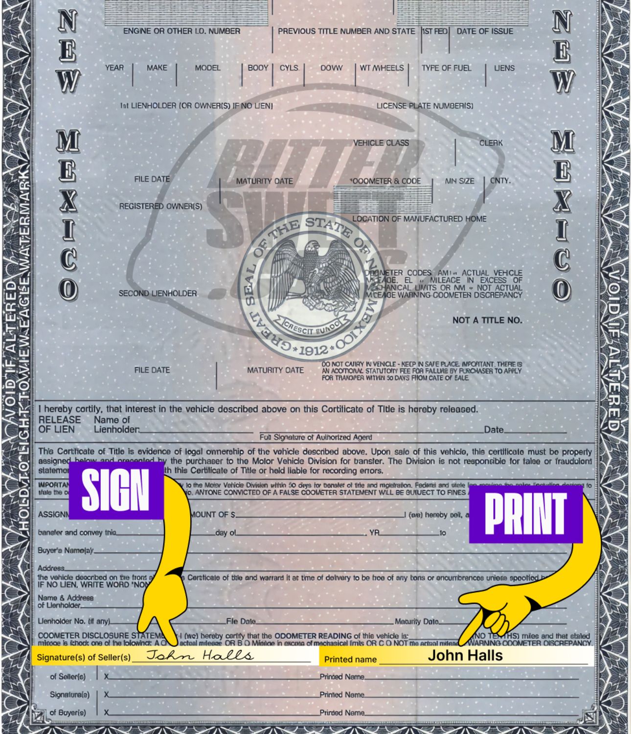 How to Sign Over a Car Title in New Mexico