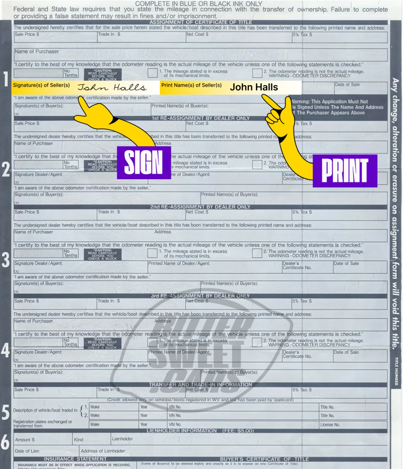 How to Sign Over a Car Title in West Virginia