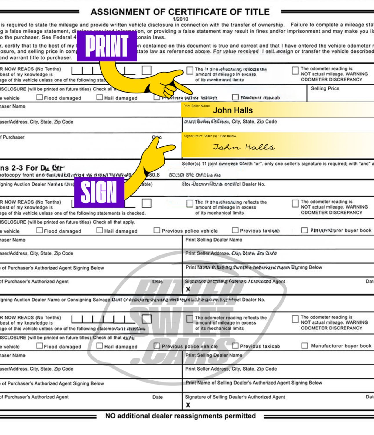 How to Sign Over a Car Title in Wisconsin