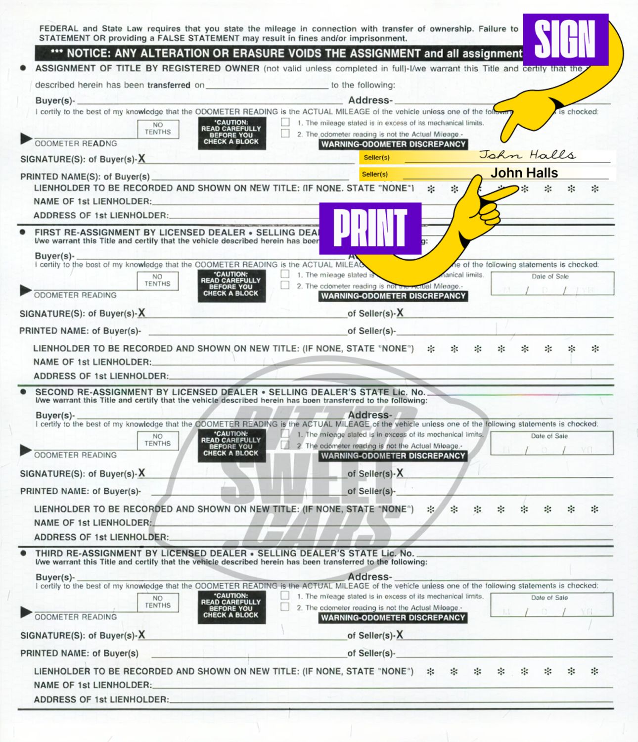 How to Sign Over a Car Title in Alabama