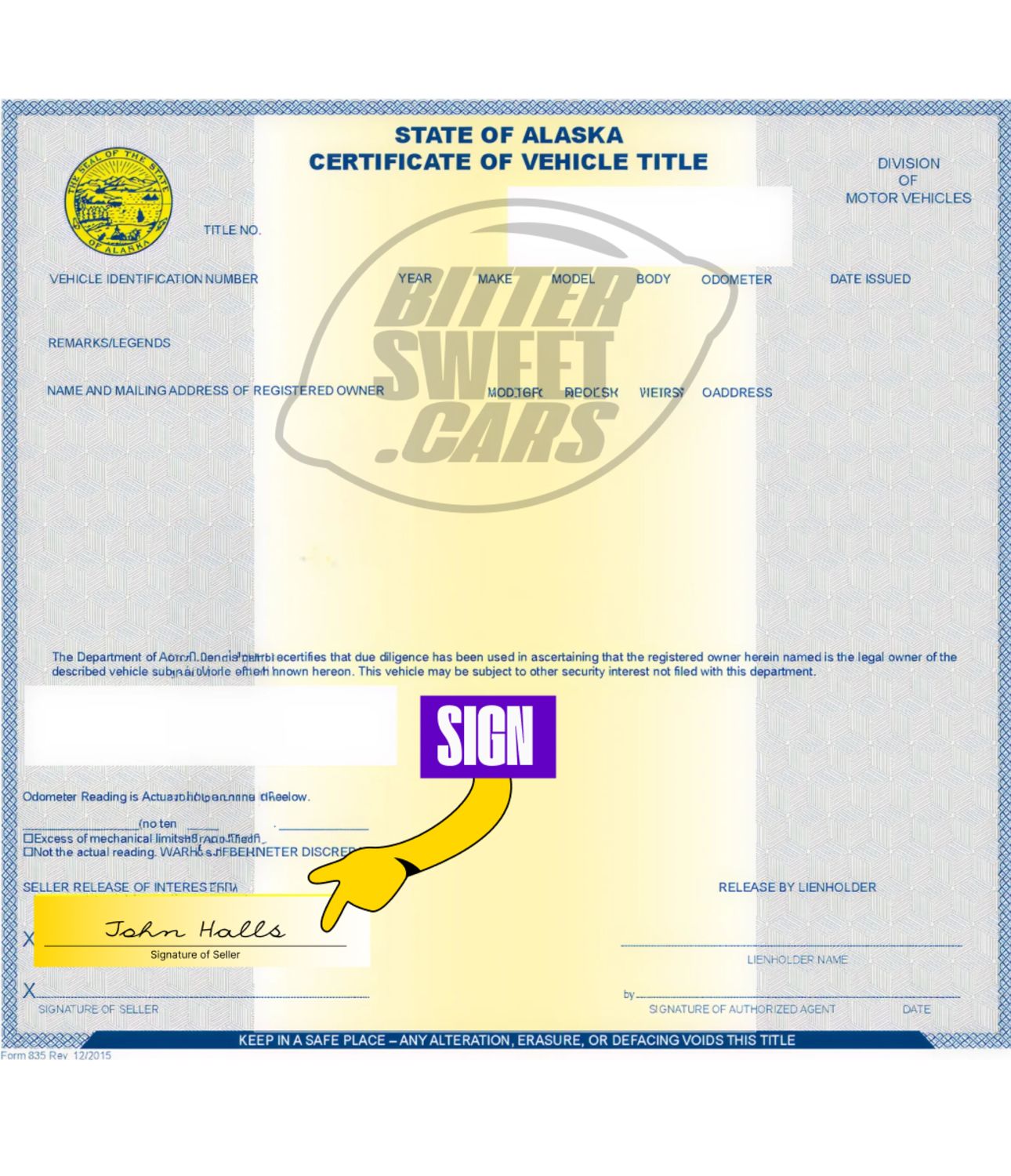 How to Sign Over a Car Title in Alaska
