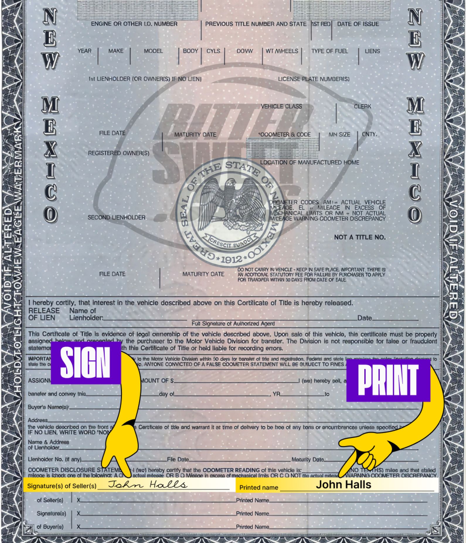 How to Sign Over a Car Title in New Mexico