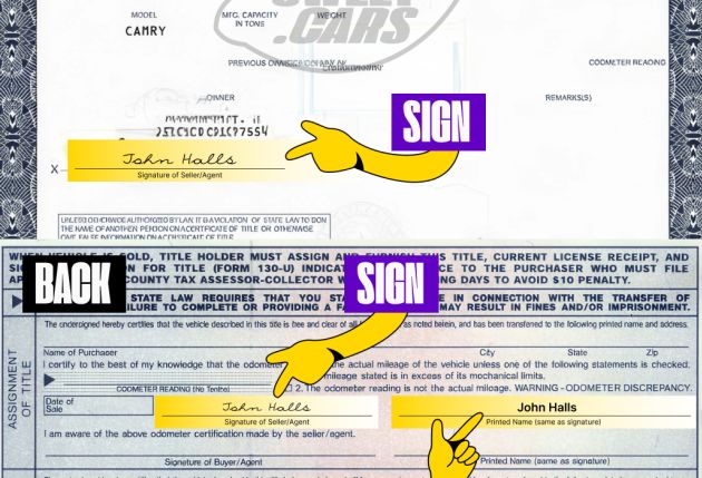 How to Sign Over a Car Title in Texas
