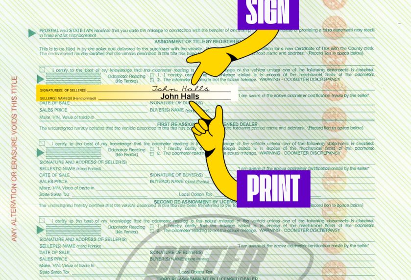 How to Sign Over a Car Title in Tennessee