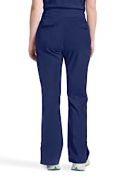 Tina 8-Pocket Knit Waistband Cargo Boot Cut Scrub Pant