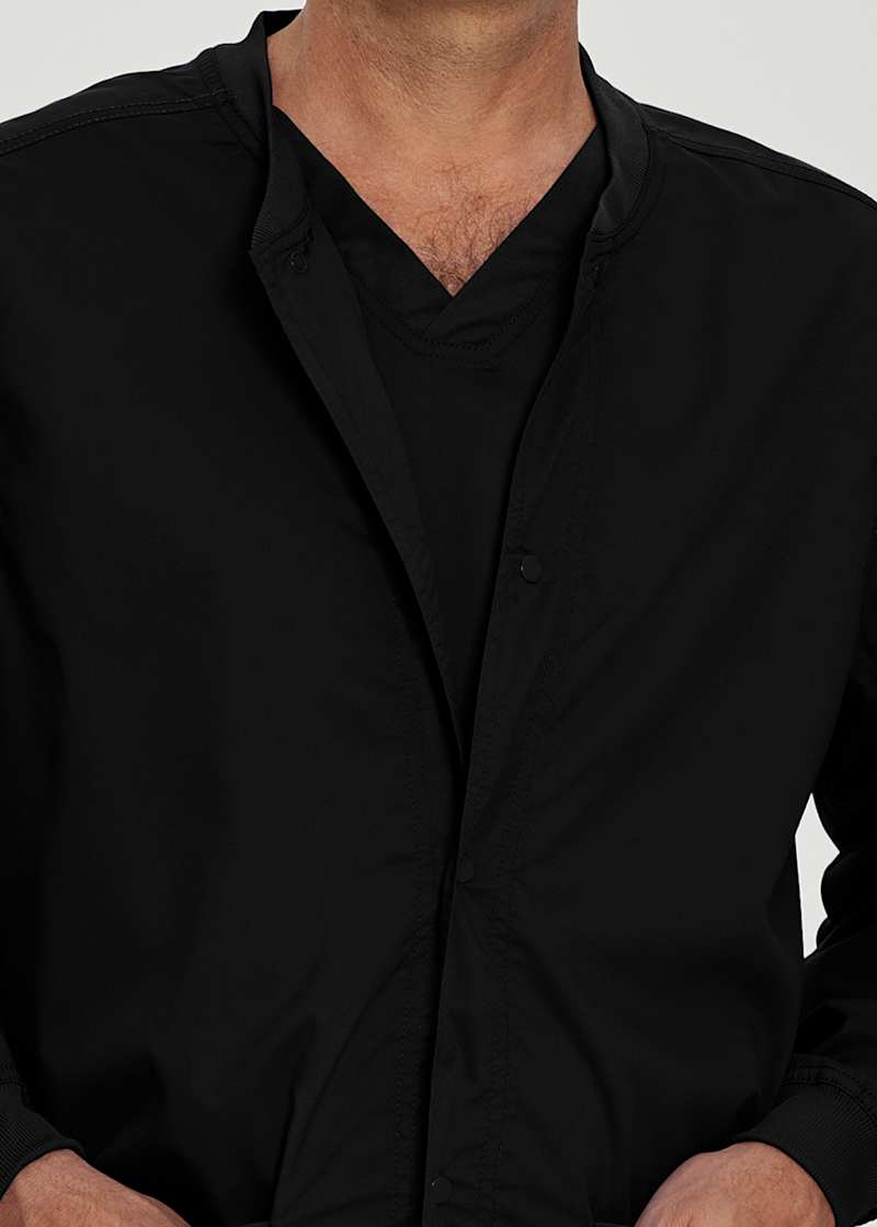 Landau Proflex Men's Snap Front Warm Up Scrub Jacket | Scrubs & Beyond