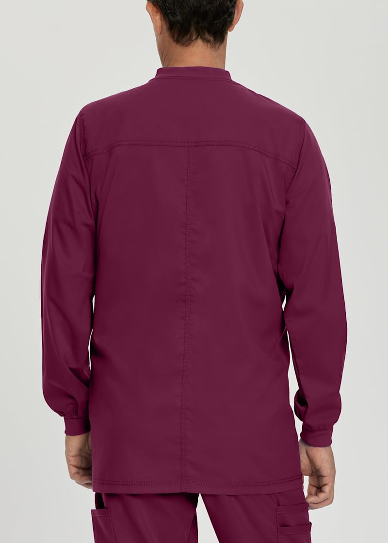 Landau Proflex Men's Snap Front Warm Up Scrub Jacket | Scrubs & Beyond