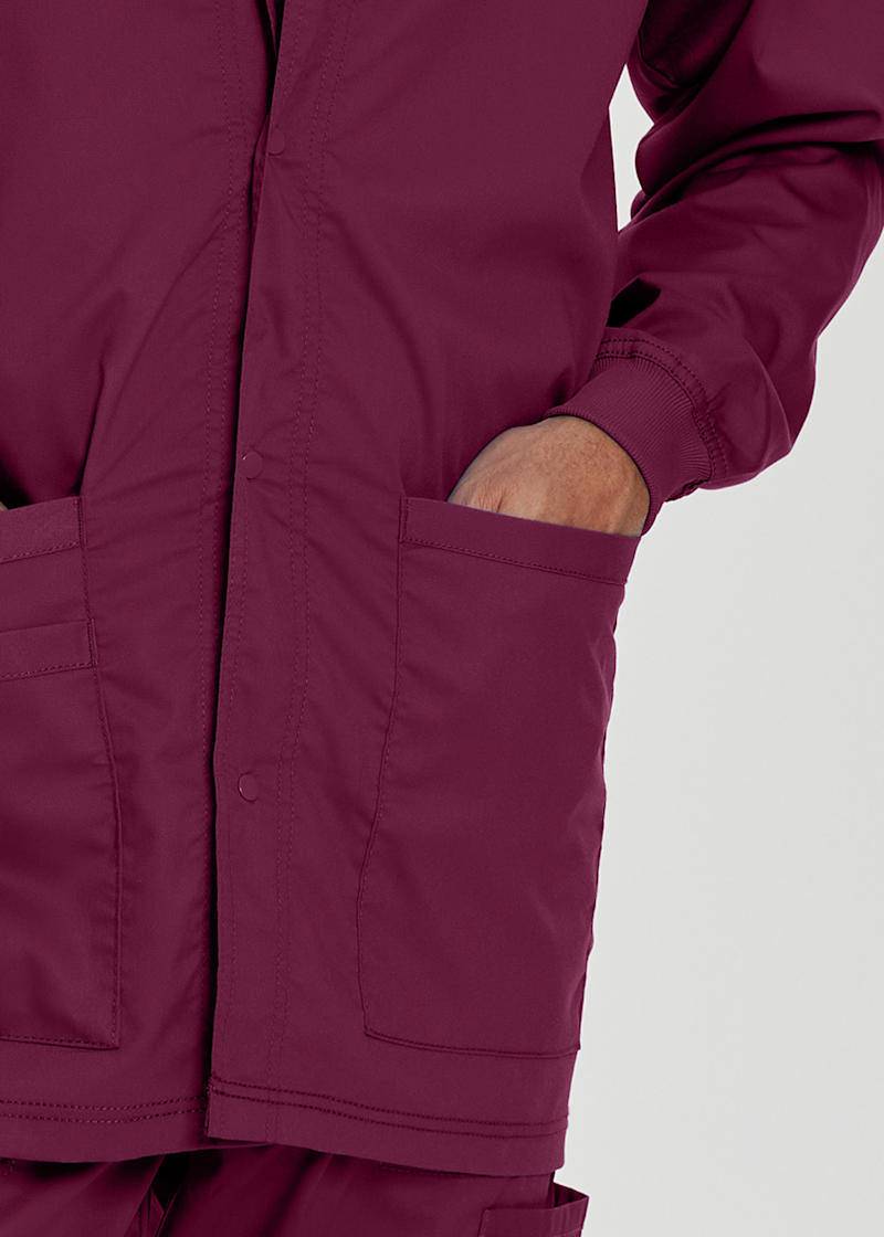 Landau Proflex Men's Snap Front Warm Up Scrub Jacket | Scrubs & Beyond