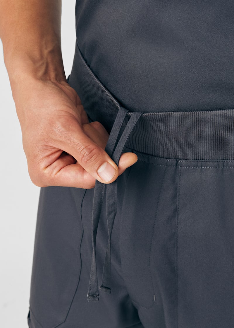 7-Pocket Elastic Waistband Men's Cargo Jogger | Scrubs & Beyond