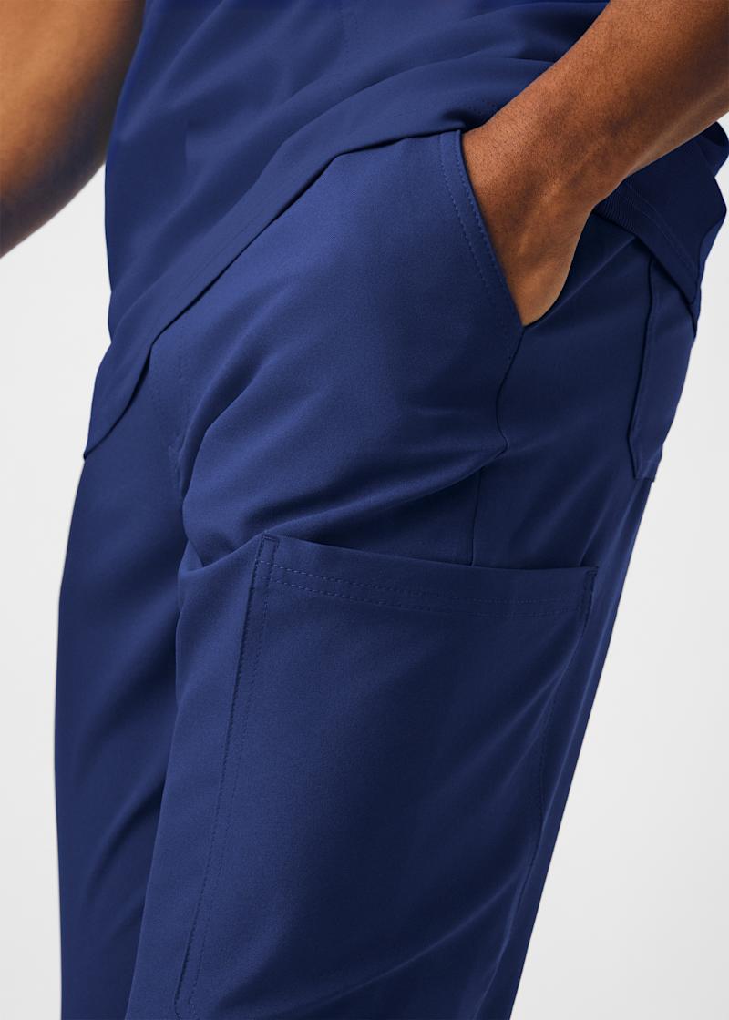 8-Pocket Rib Knit Waistband Men's Cargo Pant | Scrubs & Beyond