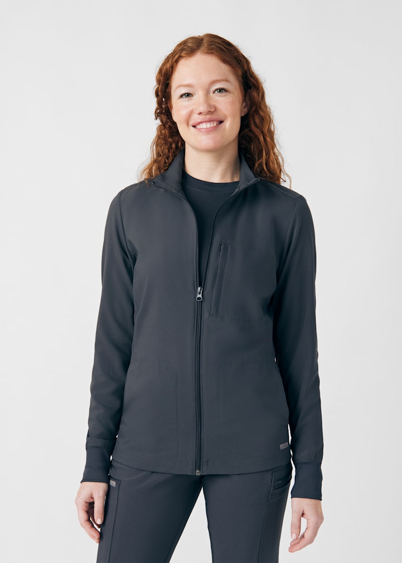 3-Pocket Zip-Front Jacket | Scrubs & Beyond
