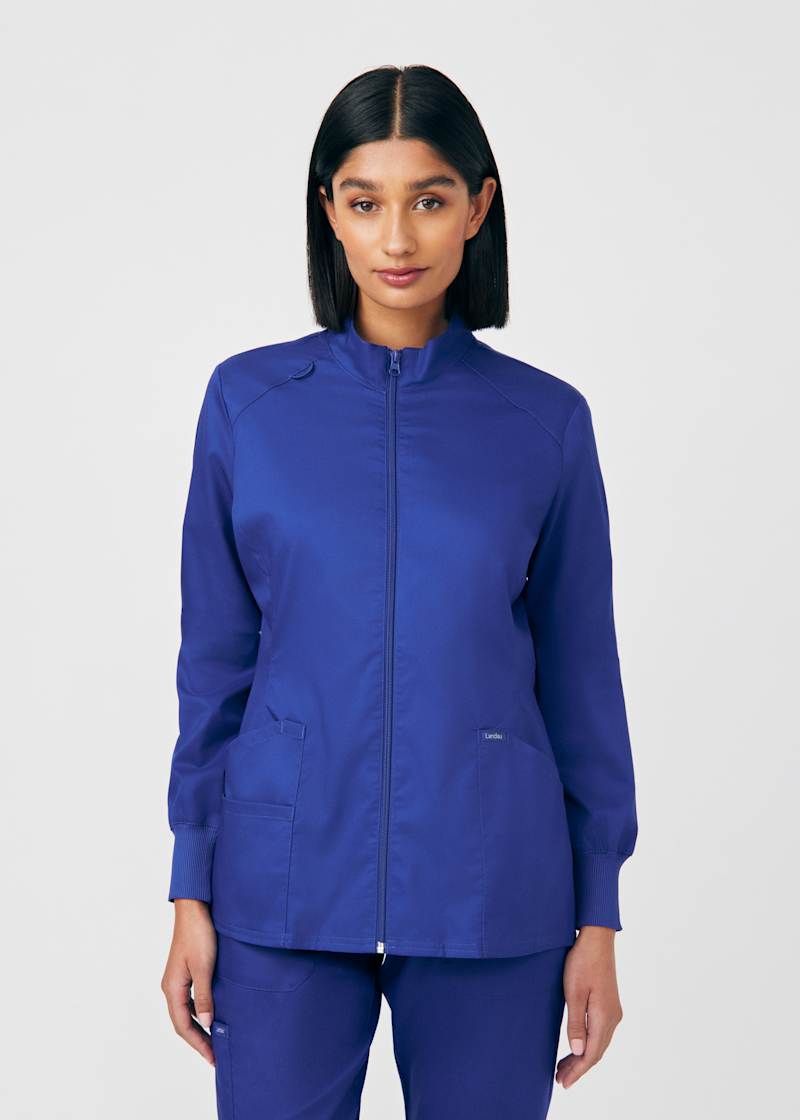 3-Pocket Zip-Front Jacket | Scrubs & Beyond