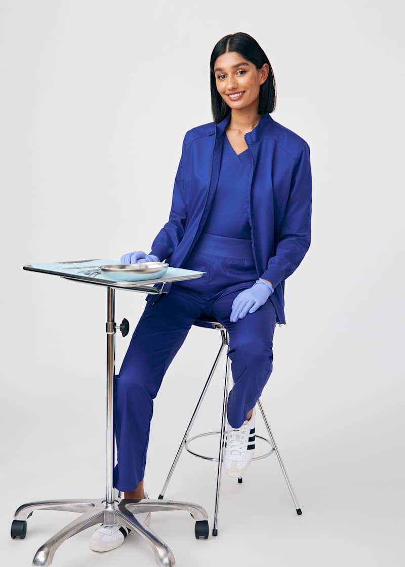 3-Pocket Zip-Front Jacket | Scrubs & Beyond
