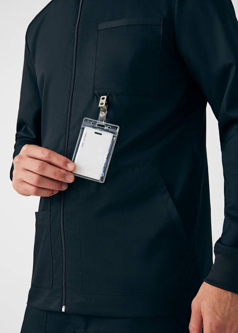 4-Pocket Zip-Front Men's Jacket | Scrubs & Beyond