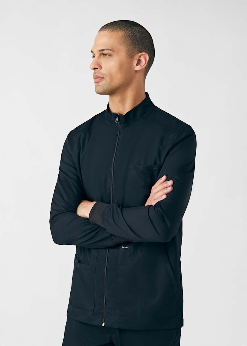 4-Pocket Zip-Front Men's Jacket | Scrubs & Beyond