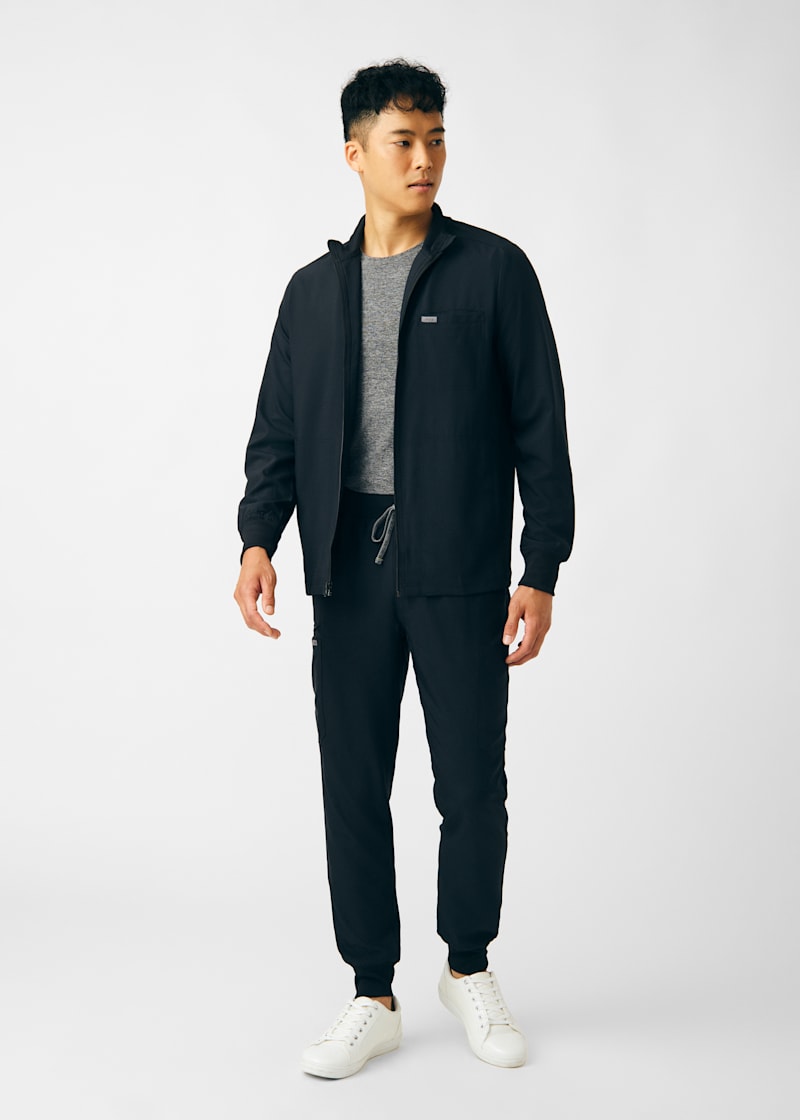 3-Pocket Zip-Front Men's Jacket | Scrubs & Beyond