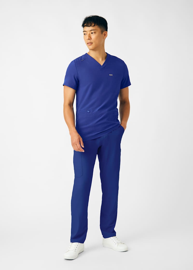 4-Pocket V-Neck Men's Top