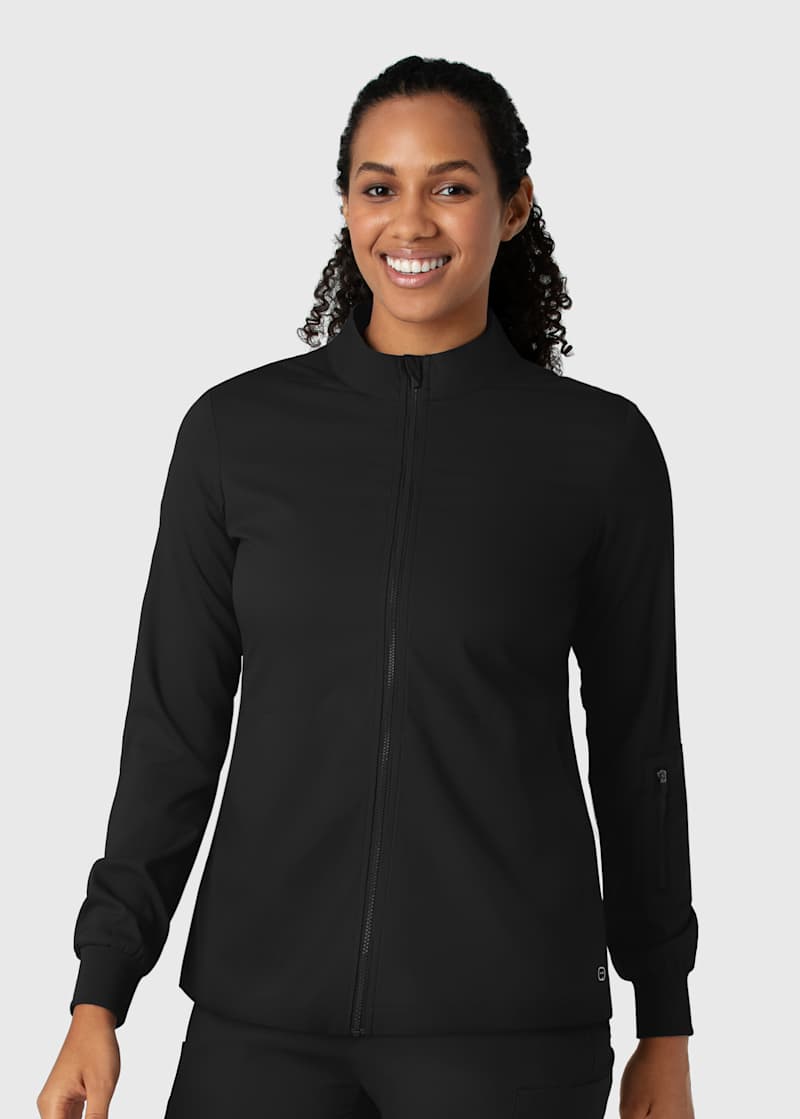 Wink Boundless Wink Boundless 4-Pocket Zip-Front Warm-Up Jacket