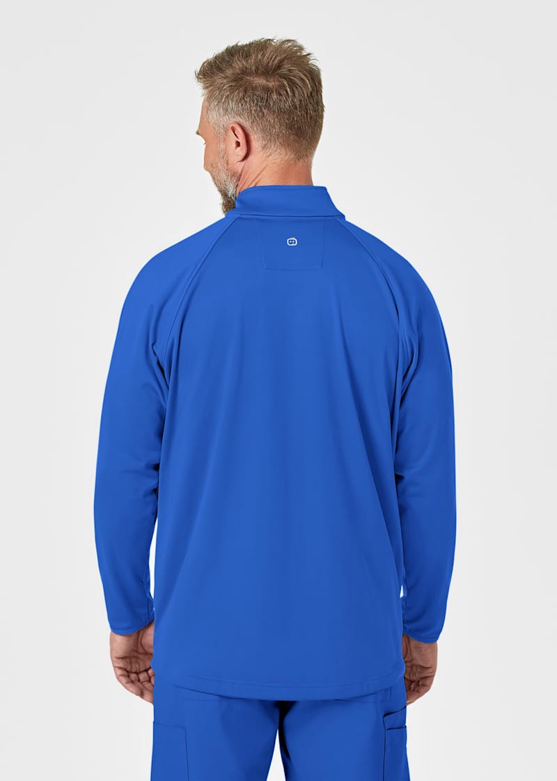 WonderWink Men's Fleece Full Zip Scrub Jacket | Scrubs & Beyond