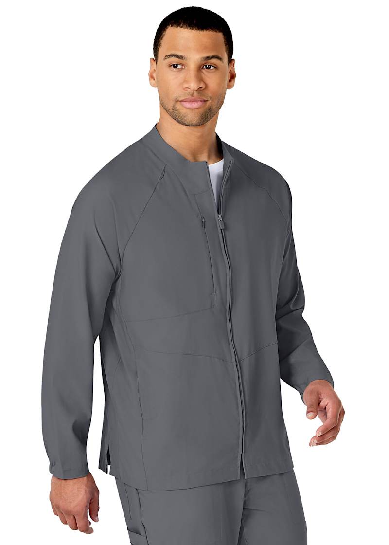 Men's Zip Front Warm-Up Scrub Jacket | Scrubs & Beyond
