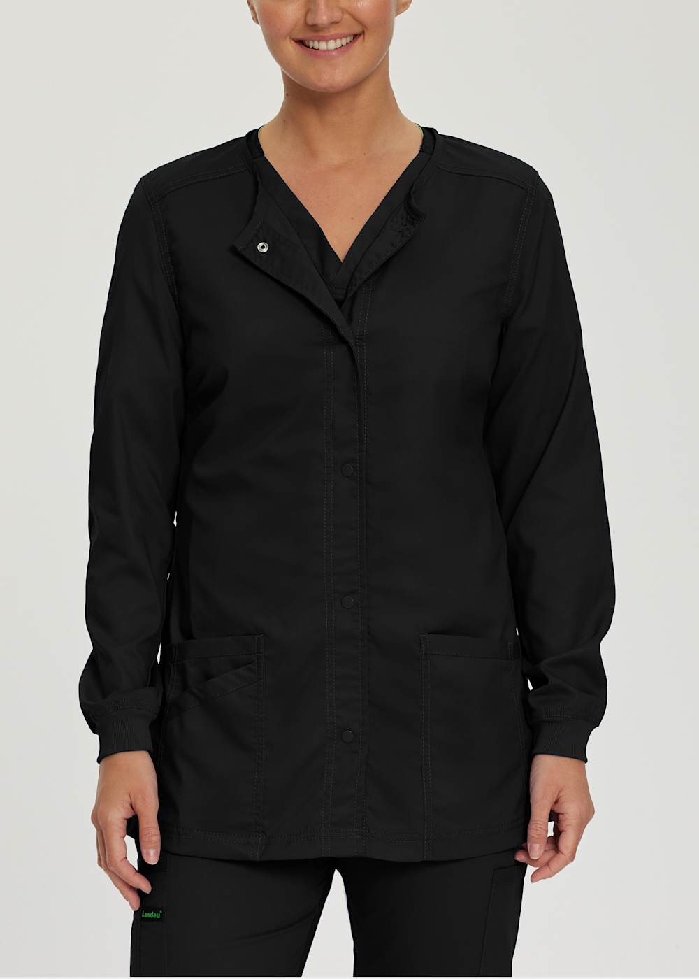 Landau Proflex Snap Front Scrub Jacket | Scrubs & Beyond