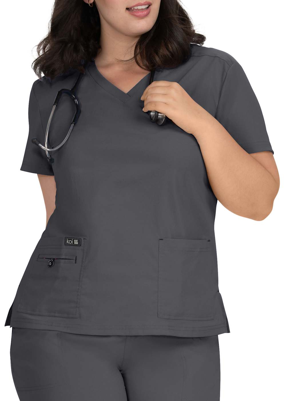 Becca V-Neck Top With Hidden Cell Phone Pocket