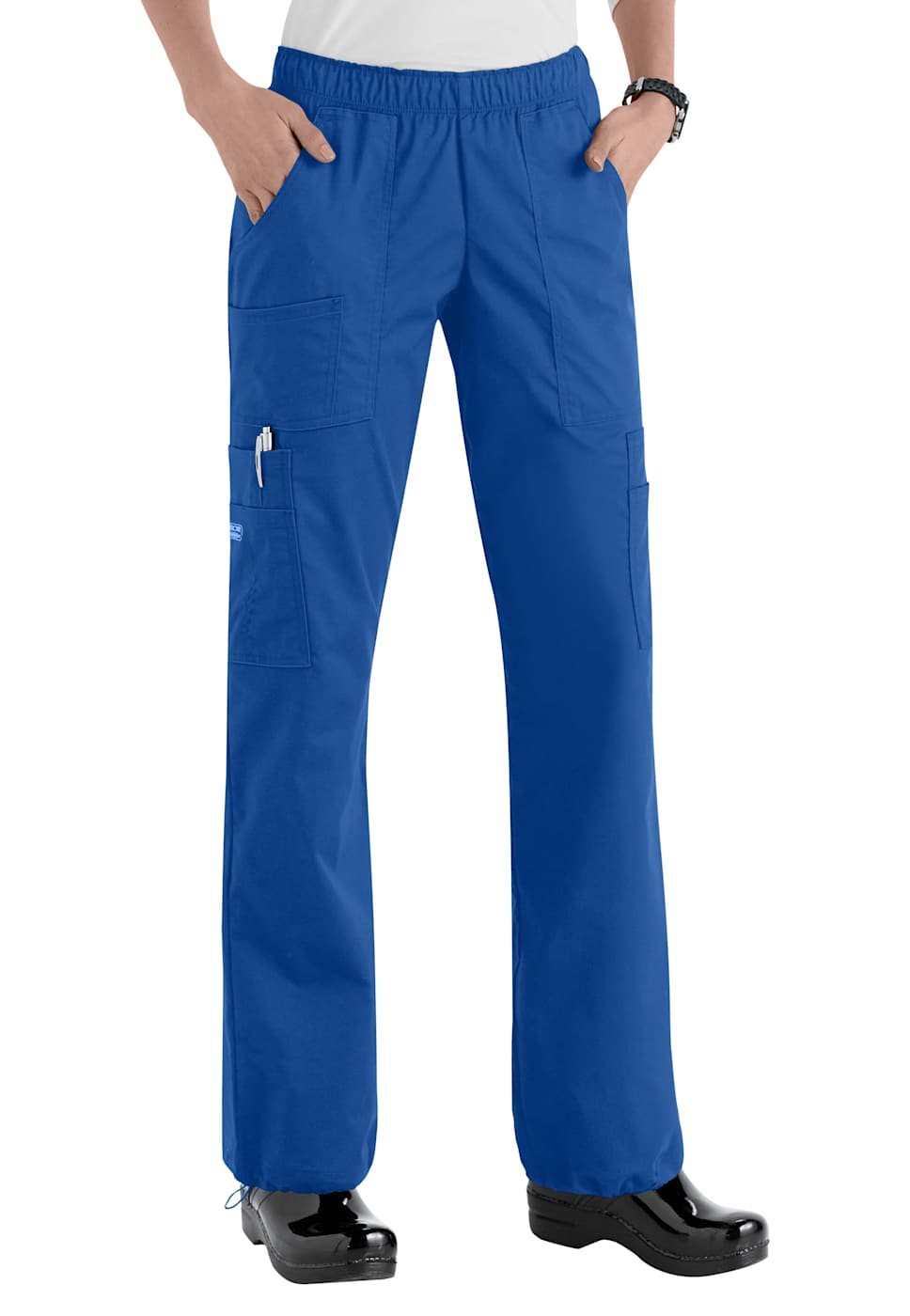 Cherokee Workwear Originals Elastic Waist Cargo Scrub Pant - Style 4200 In TALL