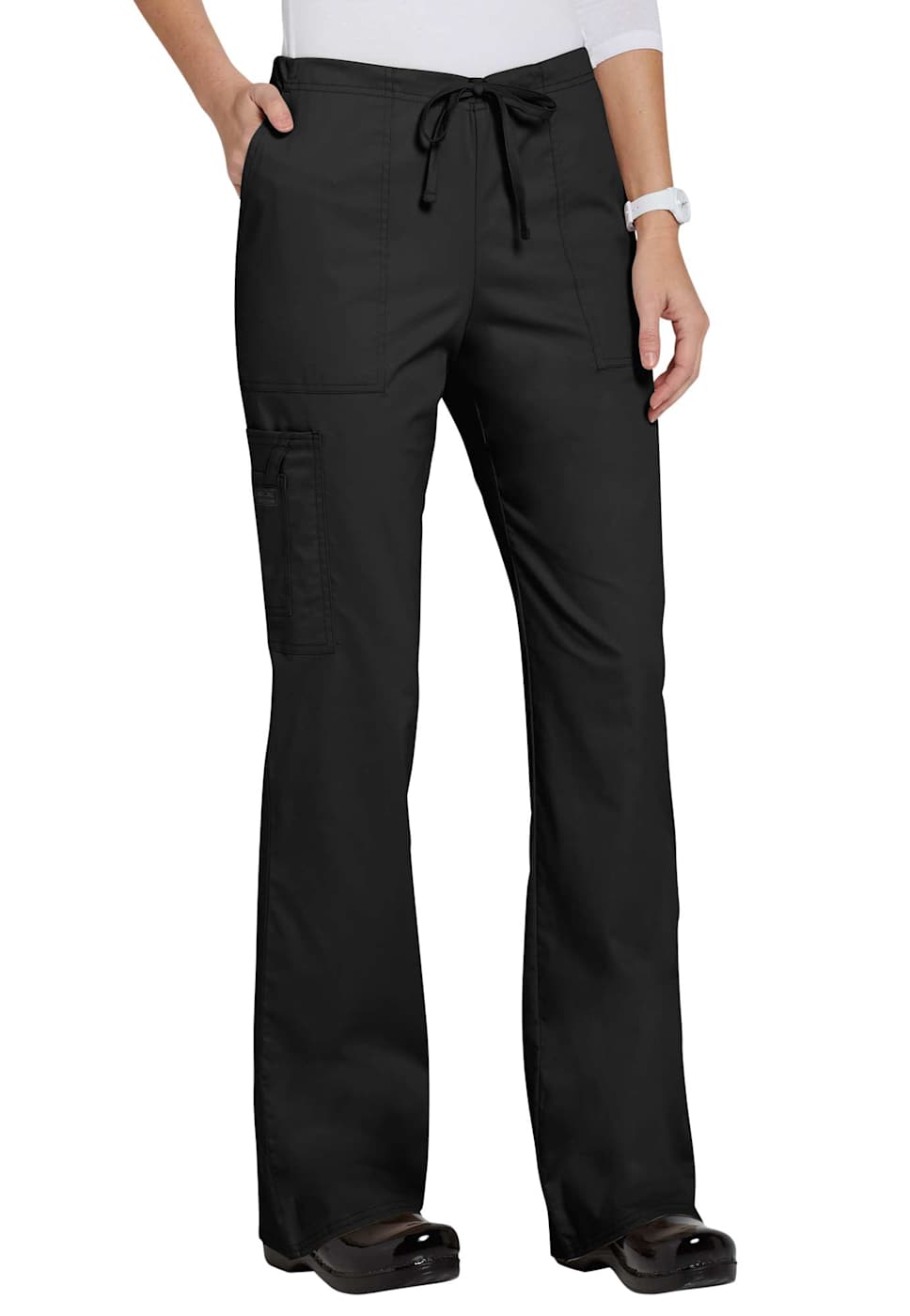 Cherokee Workwear Core Stretch Drawstring Cargo Scrub Pants