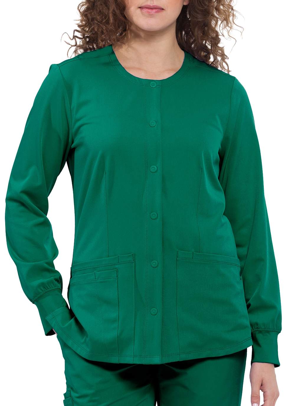 HH Works Megan 4 Pocket Snap Front Scrub Jacket | Scrubs & Beyond