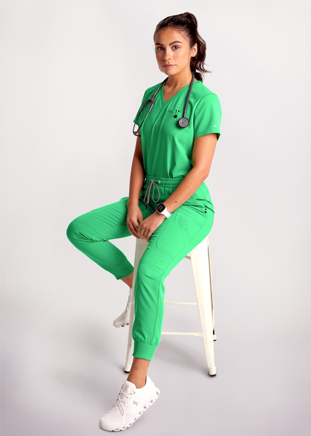 perfumecloset パンツ Inspired by Flow Good Vibe 7-Pocket Elastic Waistband Cargo Jogger | Scrubs