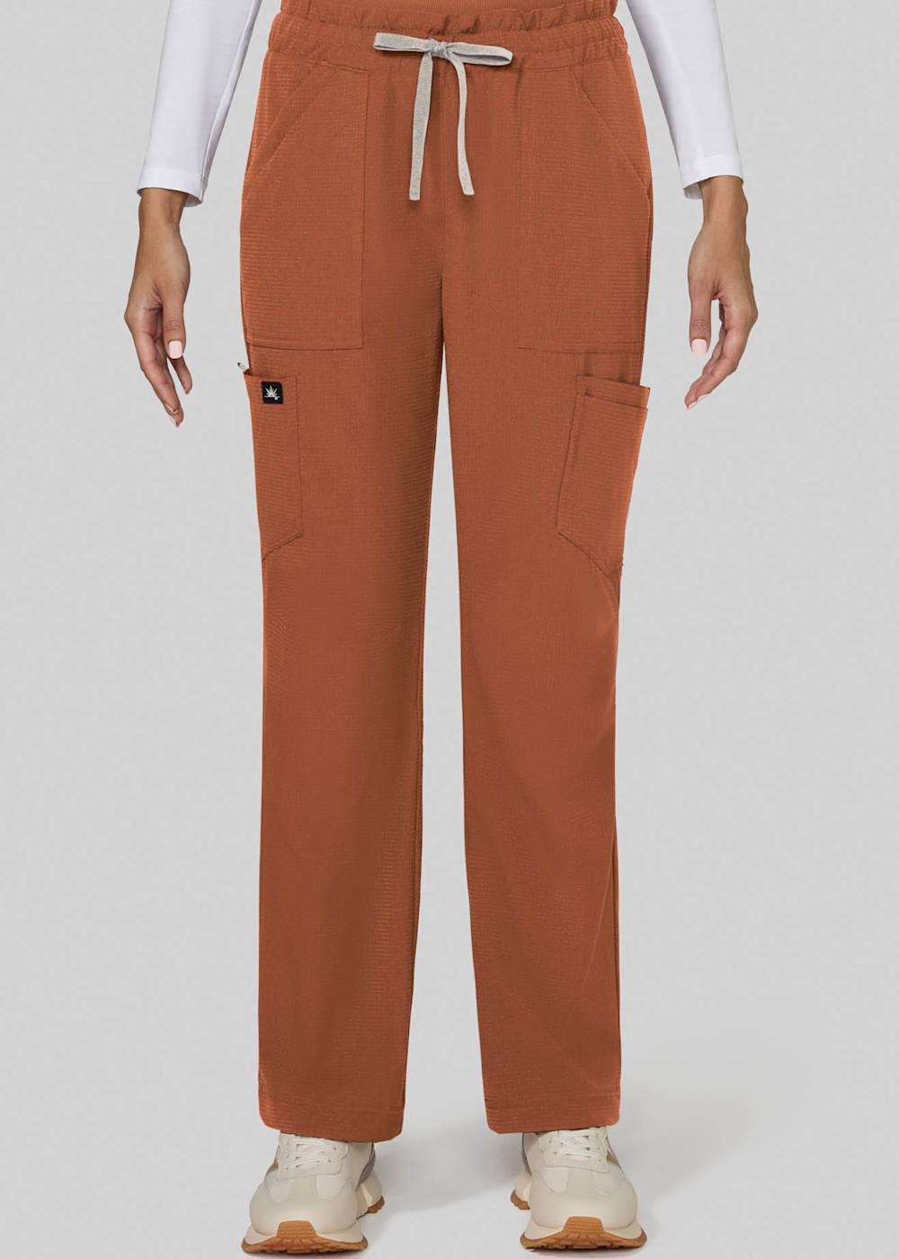 Solis by koi Solis by koi Freda 6-Pocket Cargo Wide Leg Scrub Pant